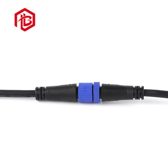 Connecteur LED PVC/Nylon avec Câble IP68 Prise 220V