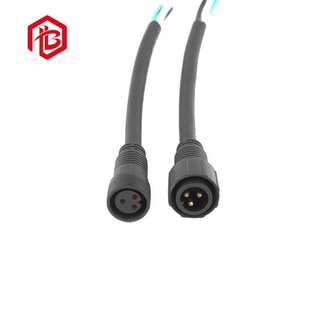 Connecteur 3pin de bande LED de câble PVC mâle femelle