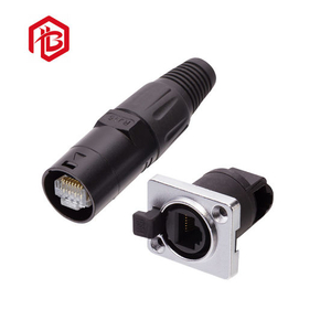 Connecteur étanche IP68 électrique RJ45 de l'aviation nationale de certification